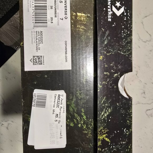 Converse x Clot Jack Purcell Low Top Ox 'Giant Panda' Shoes Women's Size 7 NEW - Picture 8 of 8